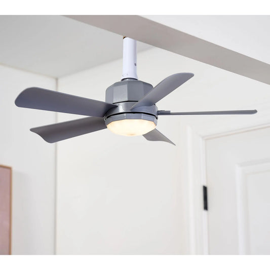 Cascade Pro 2-In-1 Socket 19" Ceiling Fan & LED Light