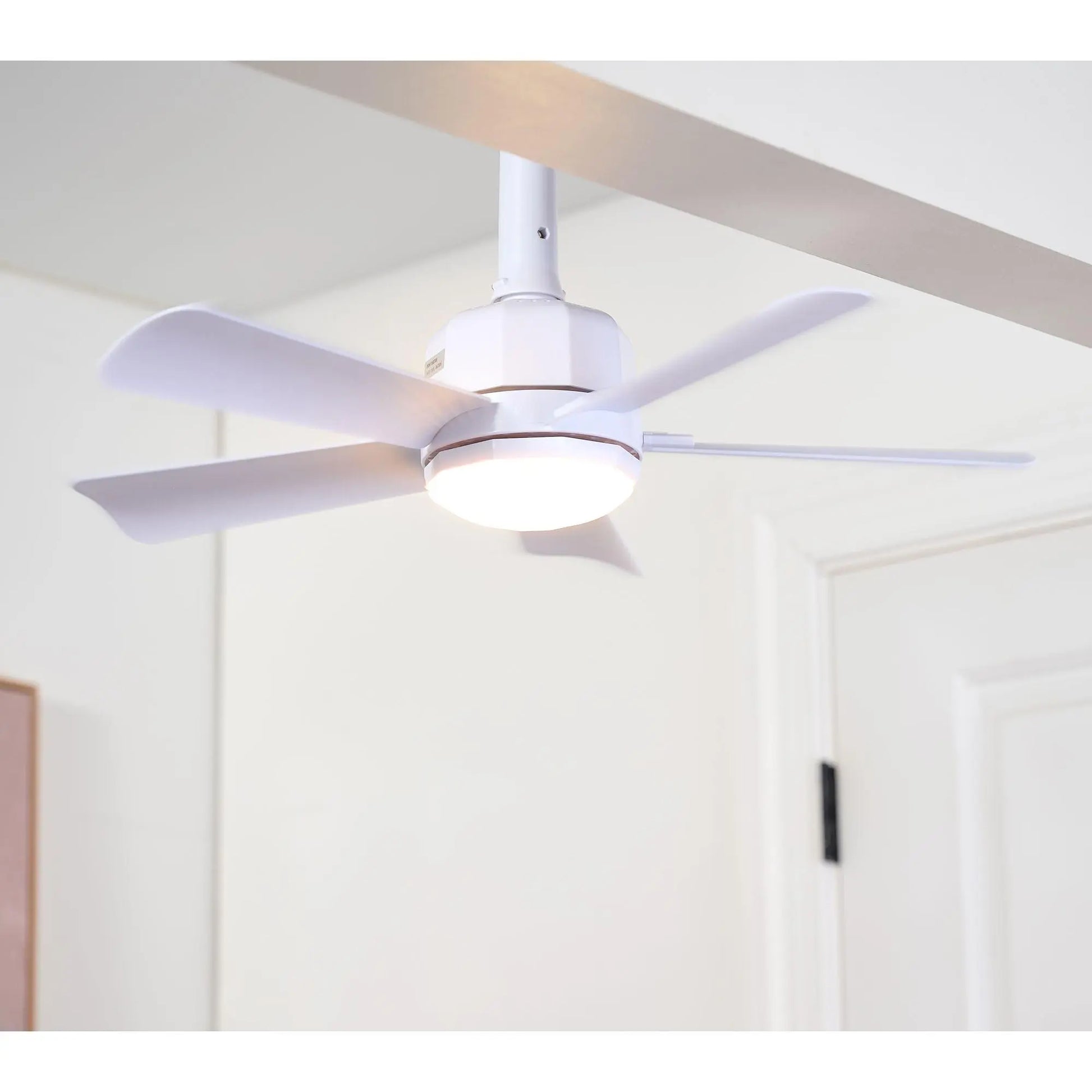 Cascade Pro 2-In-1 Socket 19" Ceiling Fan & LED Light
